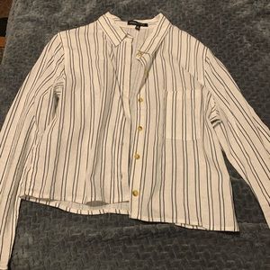 Button up striped shirt